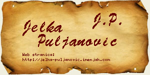 Jelka Puljanović vizit kartica